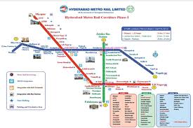 hyderabad metro rail route ticket fares smart card map