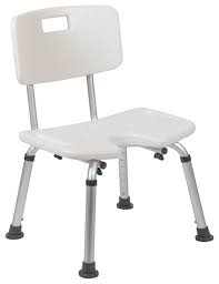 A shower chair has a functional design and provides a comfortable place to sit when you bath. Offex Adjustable Bath Shower Chair With U Shaped Cutout White Shower Benches Seats By Clickhere2shop Houzz