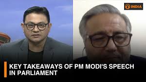 Key Takeaways of PM Modi's speech in Parliament