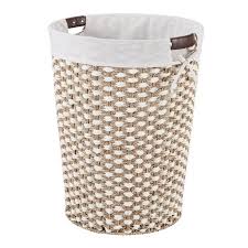 Better Homes Gardens Braided Seagrass Laundry Hamper Walmart Com