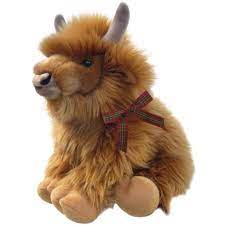 Large Highland Cow Soft Plush Toy Animal 30 Approx Perfect Gift For Any Age In 2021 Cow Toys Highland Cow Pet Toys