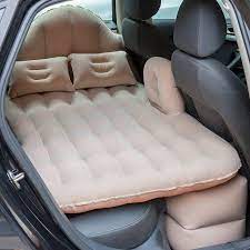 jeanine inflatable extended 19 7 air mattress with electric pump in 2021 inflatable car bed car mattress car accessories