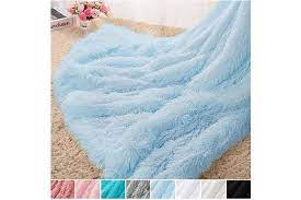 Maybe you would like to learn more about one of these? 150cm X 200cm Light Blue Homore Soft Fluffy Blanket Fuzzy Sherpa Plush Cosy Faux Fur Throw Blankets For Bed Couch Sofa Chair Decorative 150cm X 200cm Light Blue Matt Blatt