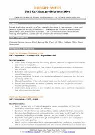 The job description for an asset manager is someone that is responsible for managing and monitoring the assets of a company or individual. Used Car Manager Resume Samples Qwikresume