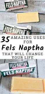 With over 100 years of removing america's stains, you can rest assured that this laundry bar knows how to tackle your toughest stains. 35 Uses For Fels Naptha Soap That Will Change Your Life Your Budget Fels Naptha Diy Cleaning Products House Cleaning Tips