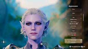 How to customize origin characters in Baldur's Gate 3?