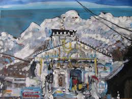 Kedarnath Temple Painting By Vikram Singh Kedarnath mandir is one of the holy hindu temples dedicated to lord shiva and is located on the. kedarnath temple by vikram singh