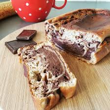 Banana Bread Cake A La Banane Marbre Cake A La Banane Gateaux Et Desserts Gateau Banane Chocolat