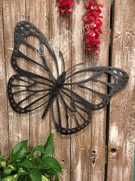 It makes a perfect gift for weddings, housewarmings or to decorate one's own home. Steel Metal Butterfly Door Decor Black Chain Hanger Butterfly Wall Art Butterfly Garden Sign Metal Wall Art Butterfly Wall Art Metal Art Butterfly Wall