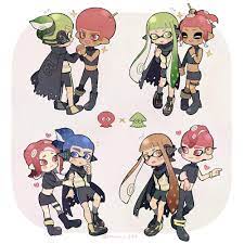All The Agent 3s And 8s Splatoon Splatoon Comics Splatoon Splatoon Fanart