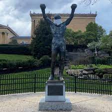 In 1982, sylvester stallone, hollywood movie star and producer of the rocky film series, donated a statue of his rocky balboa character to the city of philadelphia. Rocky Statue In Philadelphia Has Mask Put On
