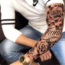 Amazing Artist Vladimir Drozdov Drozdovtattoo Awesome Roses Family Tattoo Sleeve Half Sleeve Tattoos For Guys Family Sleeve Tattoo Tattoo Sleeve Designs