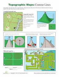 Worksheets How To Read A Topographic Map Teaching Geography Social Studies Worksheets Map Worksheets