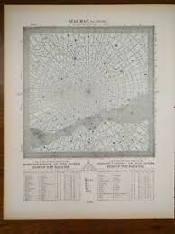 Details About Antique 1900 Astronomy Celestial Map Print Chart Astrology Star Constellation 6