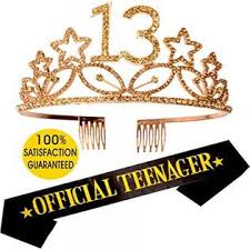 I cannot stop to wonder how you have become so beautiful, when neither of us your parent is good looking. Meant2tobe 13th Birthday Tiara And Sash Happy 13th Birthday Party Supplies Official Teenager Satin Sash And Crystal Tiara Birthday Crown