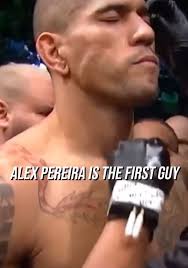 BREAKING: Alex Pereira is the first and only guy in the UFC.
