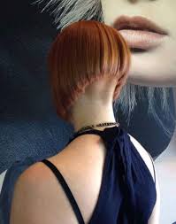 However, 2019 is a piece of his hair will be shorter, between the ear and shoulder, as well as have the tips of the hair, which is sharp. Redhead Bob Shaved Nape Bob Cut Undercut Bob Hairstyles Asymmetric Cut Bob Cut Bob Hairstyles