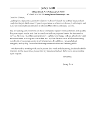 After all, how do you write about professional experience that you don't have? Amazing Automotive Customer Service Advisor Cover Letter Examples Templates From Trust Writing Service