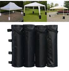 All you need is a bag of play sand, commonly available in 50 lb. 1lb Tent Sandbag Diy Windproof Umbrella Base Parasol Fixed Bag Weightlifting Boxing Training