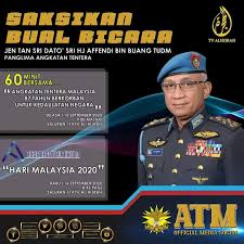Pangkat pegawai dan panglima dalam angkatan tentera malaysia atm. Angkatan Tentera Malaysia On Twitter Saksikan Program Bual Bicara Panglima Angkatan Tentera Jeneral Tan Sri Dato Sri Haji Affendi Bin Buang Tudm Di Tv Alhijrah Saluran 114 Yang Akan Berbicara Sempena Hari