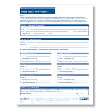 5 Generic Direct Deposit Form Templates - formats, Examples in Word ...