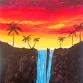 “Hawaiian Waterfall” Paint & Sip: Makai Island Kitchen event image