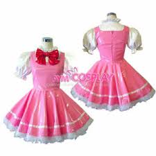 Sissy boy wearing makeup and lingerie. Pvc Sissy Maid Dress Sissy Boy Cross Dressers Tailor Made 902 Ebay