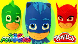 Pj Masks Pijamaskeliler Surpriz Yumurta Oyun Hamuru Pijamaskeliler Oyuncaklari Cicibiciler Lps Youtube