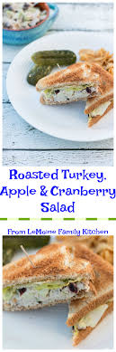 Roast Turkey Apple Cranberry Salad Lemoine Family Kitchen