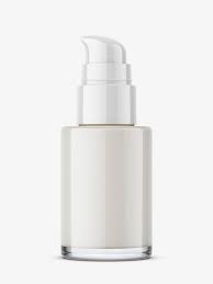 Download Glass Bottle With Airless Pump Mockup Smarty Mockups Cosmetics Mockup Glass Packaging Cosmetic Packaging Design