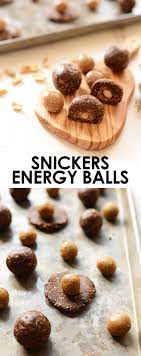 Need A Break Grab A Snickers Energy Ball These Little Morsels Of Heaven Are Made With Real Ingredients And Free Energy Ball Recipe Food Energy Balls Healthy