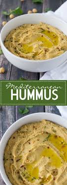 Mediterranean Hummus Without Tahini Mother Thyme Recipe Healthy Recipes Diet Recipes Hummus Recipe