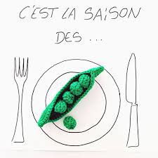 Patron Gratuit De Petits Pois Au Crochet Pour Realiser Une Dinette Pour Enfants Ou Pas Tres Facile Et Rapide A Faire Crochet Patron Dinette Enfant Crochet