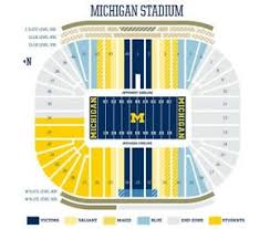 Details About 2 Premium Seating Tickets Michigan Wolverines Football Vs Notre Dame 10 26 19