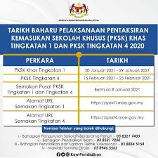 Semakan sbp tingkatan 4 2019. Tarikh Baharu Pelaksanaan Pentaksiran Kemasukan Sekolah Khusus Pksk Sekolah Menengah Sains Kuching Utara