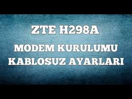 Find zte router passwords and usernames using this router password list for zte routers. Zte Zxhn H298a Kablosuz Modem Kurulumu Youtube