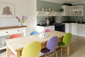 A pop of pastel green like this one can brighten up the dullest of bathrooms. Pastel Kitchen Modern Kitchen Chair Pastel Kitchen Colorful Chairs