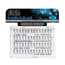 Ardell eyelashes are the ultimate in sexy, natural looking, longer lashes. Ardell Individual Knot Free Flare Lashes Combo Black Camera Ready Cosmetics