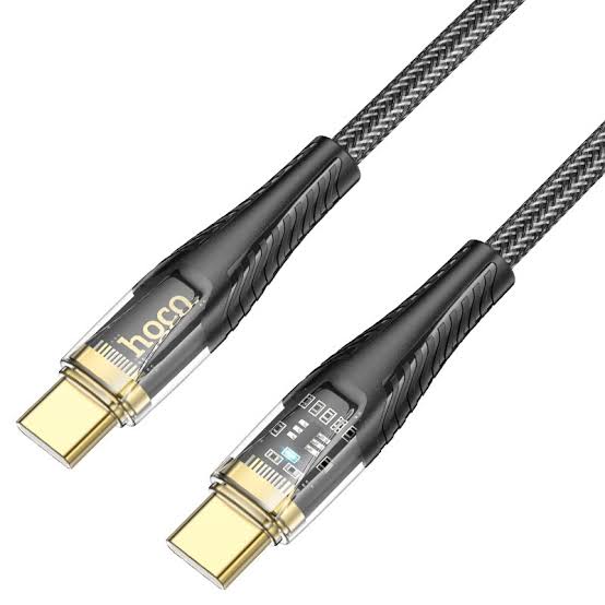 كابل هوكو U121 من Type-C إلى Type-C بقوة 60 واط