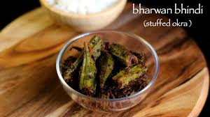 Bharwa Bhindi Recipe Stuffed Bhindi Recipe Stuffed Okra Fry Recipe Okra Fries Recipes Okra