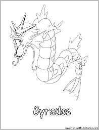 Pokémon #130 in the national pokédex. Gyarados Coloring Page
