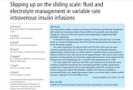 Image result for Variable Rate Insulin Infusion
