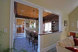 Half Wall With Column Design Ideas Pictures Remodel And Decor Half Wall Kitchen Home Half Walls