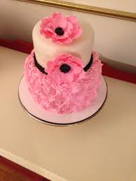 Pink Black And White Chic Baby Shower Cake By Amy Hart Baby Shower Cakes Baby Shower Cakes Girl Girl Cakes