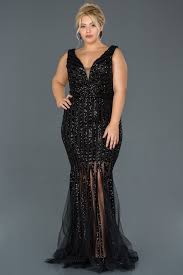 Siyah Uzun Pul Payetli Buyuk Beden Balik Abiye Abu989 2020 Elbise The Dress Elbise Modelleri