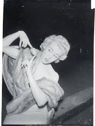 Premium Framed Print of Dancer Susan Irvin Posing in Fur Shawl