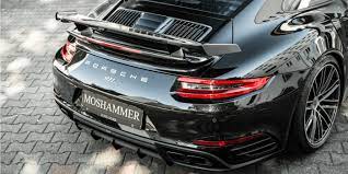 This vented diffuser allows air that is trapped by. 991 2 Turbo Moshammer Automotive