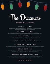 More resources for dinner parties. Free Printable And Customizable Dinner Party Menu Templates Canva