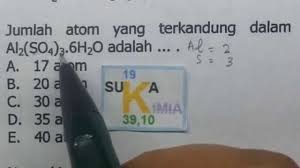 Jumlah Atom Contoh Soal Kimia Sma Youtube