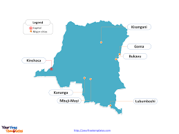 You have made the following selection in the maps.me map and location directory: Free Democratic Congo Editable Map Free Powerpoint Templates